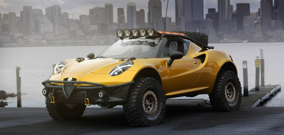 Alfa Romeo 4C Presche Dakar Offroad 